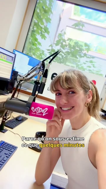 Julie Goodchild dans le studio d’Europe 2 Lorient