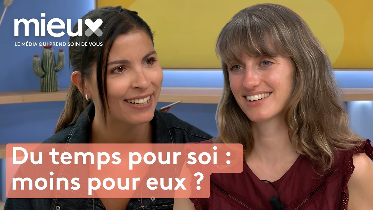 Julie Goodchild sur le plateau de Parentalité sans filtre, sur la chaîne Mieux